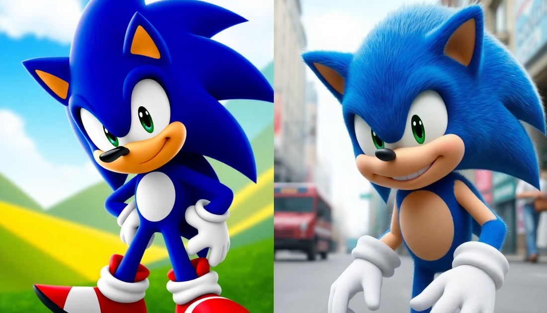 Sonic in Movies: Comparing the Original and Live-Action Versions