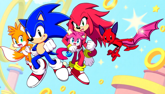 Supporting but Important Characters in the Sonic Universe – Introducing Tails, Knuckles, Amy, Rouge, and their roles in Sonic's world