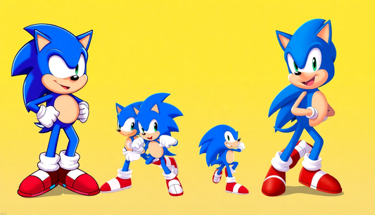 The Evolution of Sonic Through the Generations