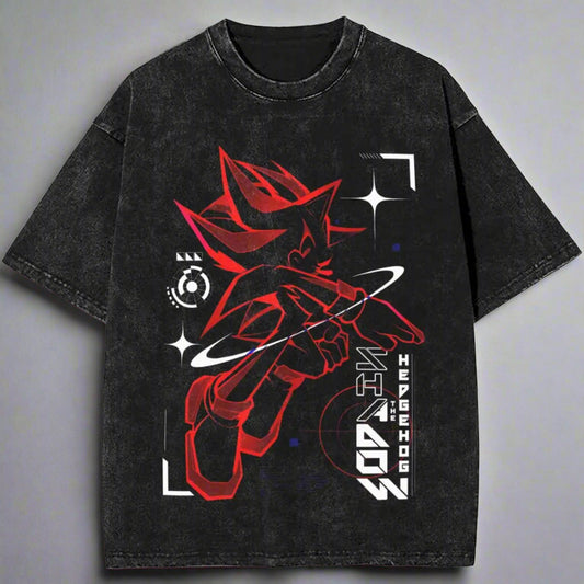 Y2K Japanese Shadows Hedgehog T-Shirt