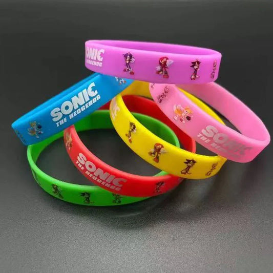 Sonic & Mario Silicone Bracelets – Kids' Party Favors & Gifts