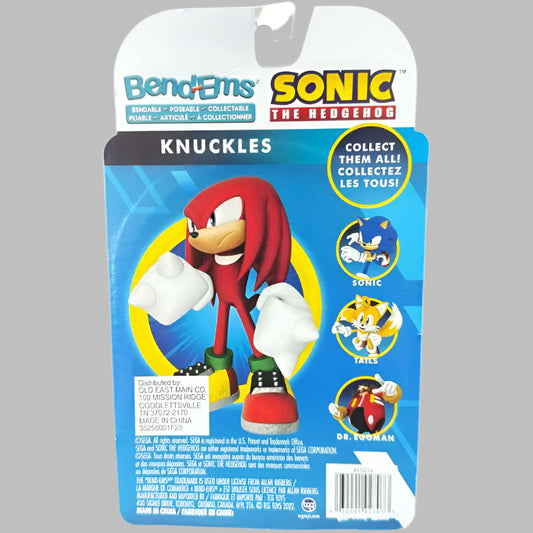 Sonic The Hedgehog Action Figure Set – Knuckles, Super Silver & Amy with Accessories