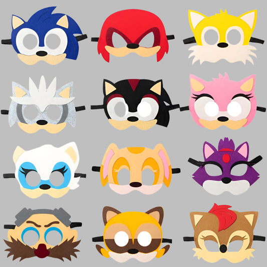 Sonic & Anime Masks – Cosplay & Party Gift for Kids