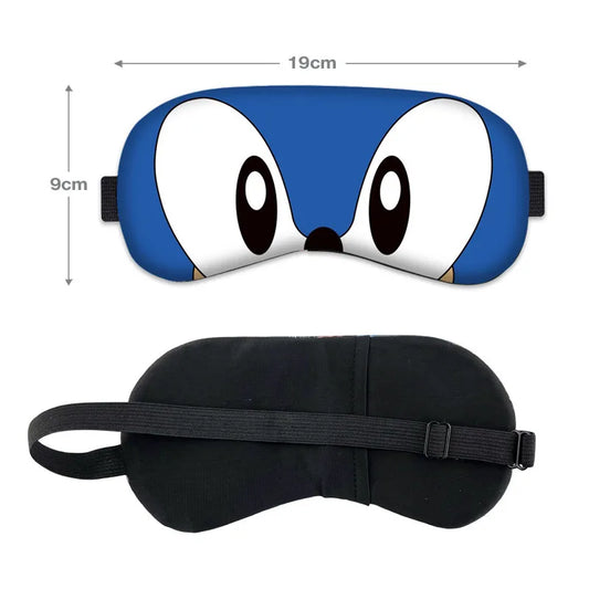 Sonic The Hedgehog Sleep Mask – 9 Kawaii Anime Styles Blindfold for Kids' Gift